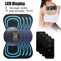 Drills Electric Pulse Neck Massager Cervical Mini Massage Relax Cushion for Shoulder Leg Cervical Body Muscle Stimulator Relief Pain