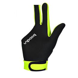 Predator Pool Gloves Batting Gloves Ultra Silky Breathable Anti Slip Elastic 3 Finger Double Stitched Billiard Gloves Left 240408