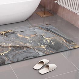 Bath Mats Non-Slip Absorbent Mat Rug Quick Dry Dirt Resistant Rugs Avoiding Damp Bedroom Floors Home Floormat Bathtub Carpet