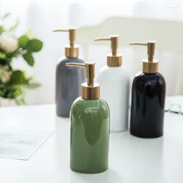 Liquid Soap Dispenser Creative Ceramic Sanitary Ware Lotion Bottle Hand Sanitizer Shower Gel Home Bathroom Decoration Ornaments