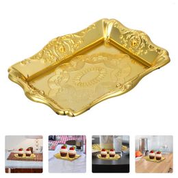 Plates 12 Pcs Serving Plate Cake Pan Fruit Dish Restaurant Tray Bread Decorative For Living Room Plastic Trays Party