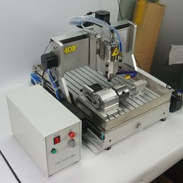 CNC 6090 2.2KW 4 Axis Wood Router 6040 Engraving Drilling Machine 3040 1500W PCB Metal Milling Machine with Limit Switch