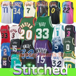 New Retro Men Kids BALL 1 Wembanyama Basketball Lillard Morant Tatum CURRY Iverson 32 Shaq Butler Carter Giannis Larry 33 Bird DONCIC Booker Durant Shai Jerseys