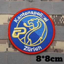 SWISS SNIPER Military Tactical Embroidered Patches Armband Backpack Badge with Hook Backing for Clothing