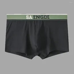 Underpants Sexy Men Large-sized Pure Cotton Breathable Daily Middle Waist Underwear Shorts Panties Boxers Briefs Men's Boxer