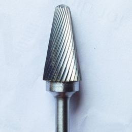Hård legering Rotary File Manufacturer Conical Round Head L1228 Rotary File Surface Trace