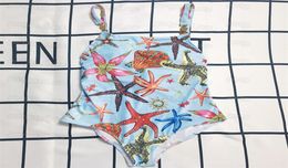 Starfish Printed Women Swimwear Summer Beach Sexy Bathing Suits One Piece Backless Swimsuits7943739