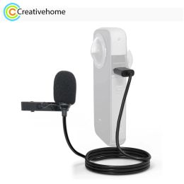 Microphones TypeC Lav Microphone For Insta360 ONE R / ONE X2, X3 Cameras Lavalier Clip Recording Microphone