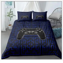 Bedding Sets Black Game Handle Set 3D Print Gamer For Bedroom Gamepad Duvet Cover Home Decor Kids Gift