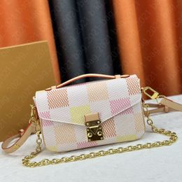 Designer Messenger Bag Chain Purse Pochette Meti Luxury Bags East West Crossbody Bags Woman Bag Mini Clutch Handbag Wallet Purses Saddle Bags N40749 M46914