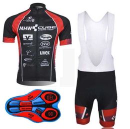 New2017 CUBE Pro Team Cycling Jersey bib Short set Bib Shorts bycling bib short cycling clothes kitsshort set short suit2995923