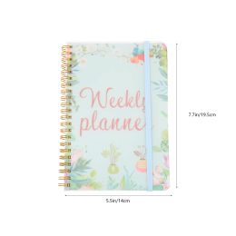 Daily Planner A5 Notebook A4 Binder Planning Agenda Agendas 2024 Spanish Schedule Spiral