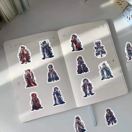 10/60Pcs Red and Blue Lolita Skirts Ghost Bride Girl DIY Mobile Phone Case Refrigerator Laptop Suitcase Waterproof Stickers