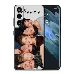 Friends TV Show Phone Case For Samsung Galaxy S20 S21 FE S22 Ultra S10 Lite S10E S9 S8 Plus S7 Edge Soft TPU Black Cover