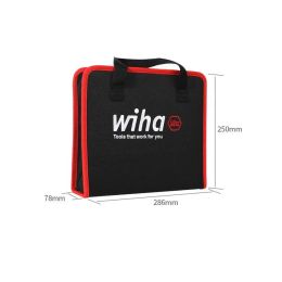 WIHA 90012 C Tool Bag (Empty) can Hold Screwdrivers and Pliers etc High Volume Hand Bag