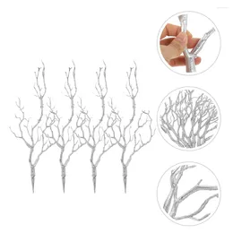 Decorative Flowers 4 Pcs Simulated Twigs Tree Branch Decor Fall Farmhouse Faux Branches Vases Decorations Home Plants Ornament Fake