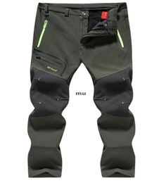 2021 New Hiking Pants Man Waterproof Softshell Winter Outdoor Trousers Sports Camping Trekking Cycling Ski Fleece Pants Oversize I8510689