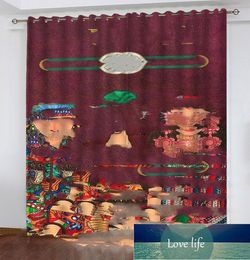 High-end Exclusive for Cross-Border Living Room Bedroom Engineering Home Decoration Wholesale Curtain Finished Production Curtain Only Curtain