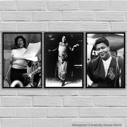 Bessie Smith Poster Singer Band Cover Album Music Star Celebrity Wall Art Canvas Posters and Prints Canvases Painting Home Decor