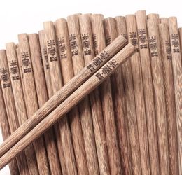 New arrival Creative Personalized Wedding favors and gifts Customized Engraving Wenge wood Chopsticks custom logo LX08049352747