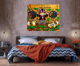 Alec Monopoly Heavy weights Huge Oil Painting On Canvas Home Decor Handcrafts HD Print Wall Art Pictures Customization is accepta5851985