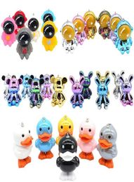 Faceless rabbit Fashion Blind box Doll Designer Keyring Keychain Cartoon astronaut Key Chain Accessories CarKey buckle Rings keych3247618