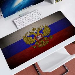 Cool Mousepad Gamer Flag of Russia Keyboard Mat Xxl Mouse Mat Anime Mouse Mats Office Accessories Computer Desk Accessories Pad