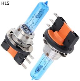 2pcs H15 Lamps Fog Light 55W LED Projector Fog Driving DRL Light Bulb 5000K Driving Lamp H15 Headlight Bulbs7541824