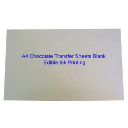 Paper Chocolate Transfer Sheets A4 Blank Cake Rice Paper For Food Prints Onto Chocolate Edible Ink Printing Wholesale Mold 10Sheet/lot