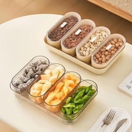 Table Mats 5-in-1 Refrigerator Storage Box Fresh Fruit Boxes Pantry Organiser Containers Kitchen F2K9