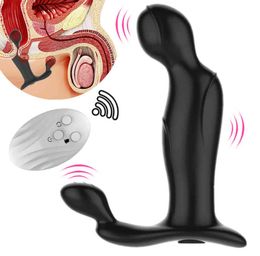 FLXUR Prostate Massage Vibrator Sex Toys for Men USB Rechargeable Silicone Butt Plug G spot Male Masturbator Adult Anal Toy1317328