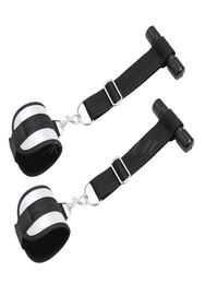 Shackles on the door Men Women Lock Sex Handcuffs Locks Fetish BDSM Bondage Locks Restraints Hand Cuffs7702693