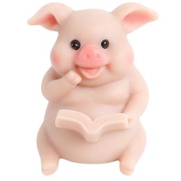 IVITA 100% Silicone Reborn Piglet Dolls Soft Realistic Art Mini Toys for Children Christmas Doll Gift