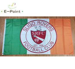 Sligo Rovers FC on Ireland Flag 35ft 90cm150cm Polyester Banner decoration flying home garden flags Festive gifts8330950