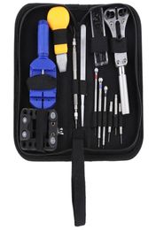 Whole13pcs Watch Repair Tool Kit Set Watch Case Opener Link Spring Bar Remover Screwdriver Tweezer Watchmaker Dedicated Device2194592065