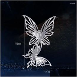 Pins Brooches Women Jewelry Scarf Pin Butterfly Brooch Drop Delivery Dhact