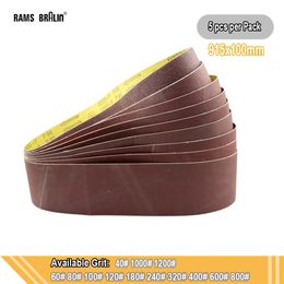 5 pieces 915*100mm Abrasive Sanding Belts for Wood Soft Metal Grinding Polishing