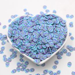 100g/Lot DIY Crafts Accessories 5mm Easter Egg Clay Slices Nail Arts Sprinkles for Shaker Project