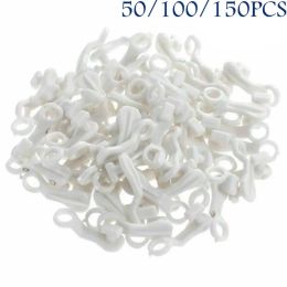 50/100/150PCS Plastic Curtain Glider Hook Indoor Clip On Replacement For Home Ring Rail Runner Track