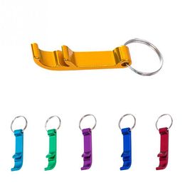 Aluminium Portable Can Opener Key Chain Ring Wedding Favors Brewery Kitchen Tools Birthday Gift Party Supplies Bar Tools