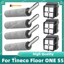 Compatible for Tineco Floor ONE S5 Vacuum Cleaner Parts Soft Roller Brush and Philtre Replacement Wet and Dry Wash Accessories