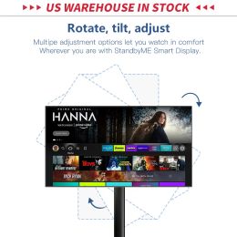 New Portable Indoor 21.5Inch Android Standbyme Moving Smart WiFi Touch Screen Floor Standing Smart TV Lcd Interactive Display