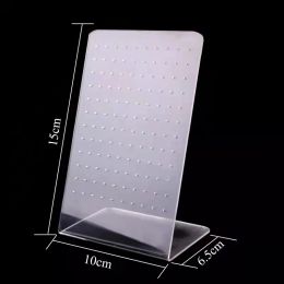 2Sizes Acrylic Jewellery Stand For Earrings Ear Studs Show Plastic Jewellery Display Rack Metal Stand Organiser Holder For Necklaces