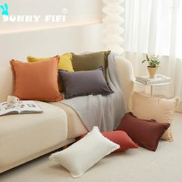 Pillow The 2024 Model Requires Edge Cases Solid Color Ultra Soft Throw Pillows Case 45x45cm Decorative For Sofa
