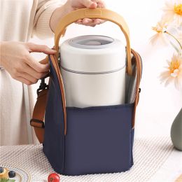 Insulated Aluminium Foil Lunch Bag Waterproof Food Storage Container Portable Thermal Bags Cooler Pouch For Office Student