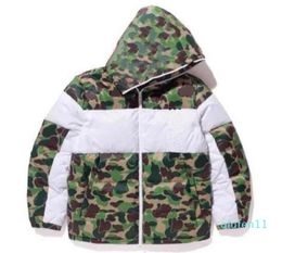 Winter Mens Design Jacket Fashion Camouflage Down Jackets Coat With Pattern Mens Parkas Trend Letter Printing Streetwear S3XL8435711