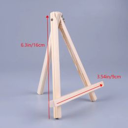 1PC 9*16cm Mini Wood Artist Tripod Painting Easel For Photo Painting Postcard Display Holder Frame Cute Desk Decor