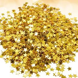 Party Decoration 6000pcs 6mm Table Confetti Glitter Star For Wedding Festival Decorations DIY Craft(Golden)