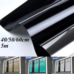 Films 40/50/60 cm 5m Home Insulation Window Film Sun Blocking Heat Control Anti UV Reflective Shading Window Film Adhesive Stickers