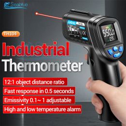 TH104 VA Infrared Thermometer Handheld Heat Temperature for Cooking Pizza Oven Grill & Engine Laser Surface Anti-Interference